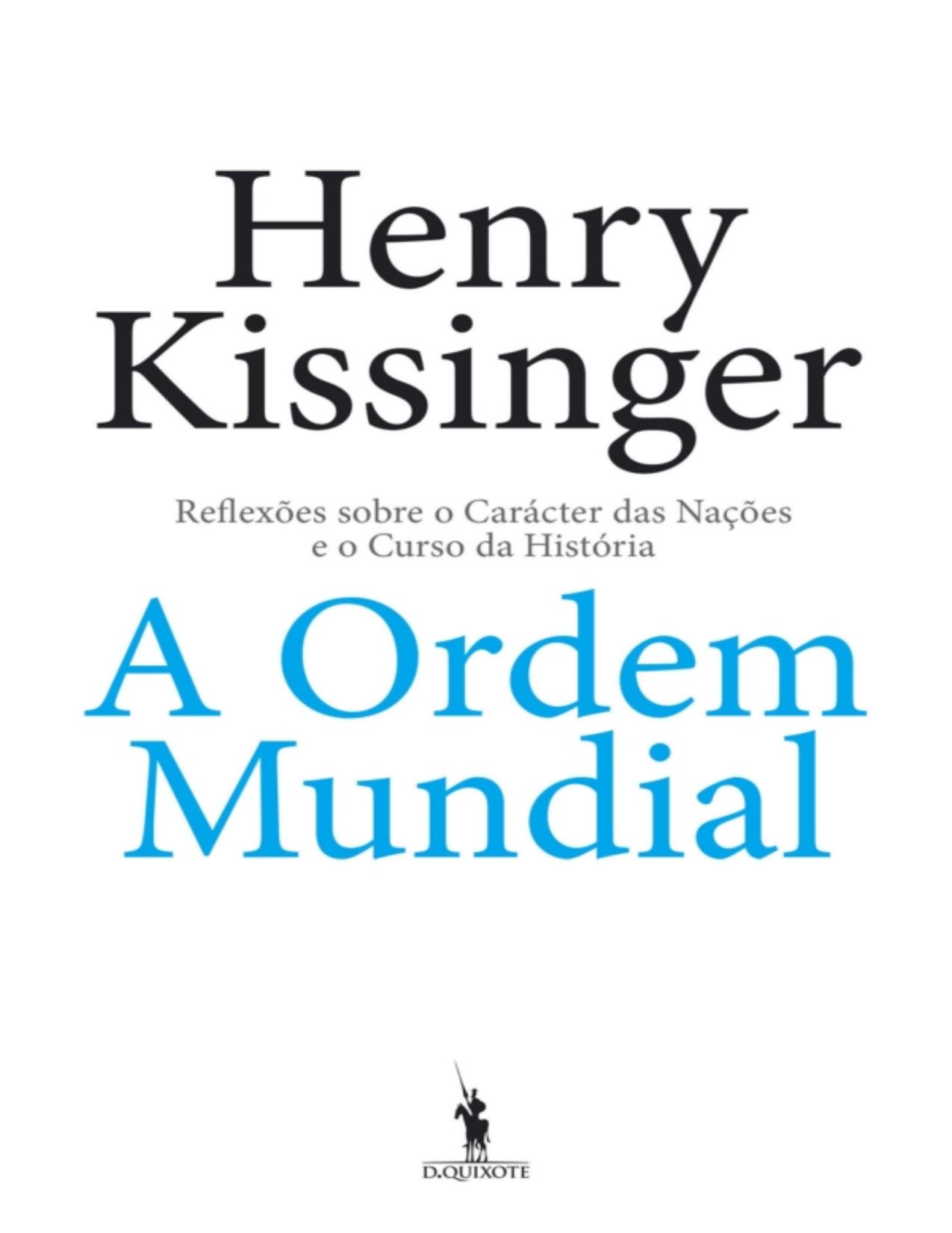 Capa de A Ordem Mundial