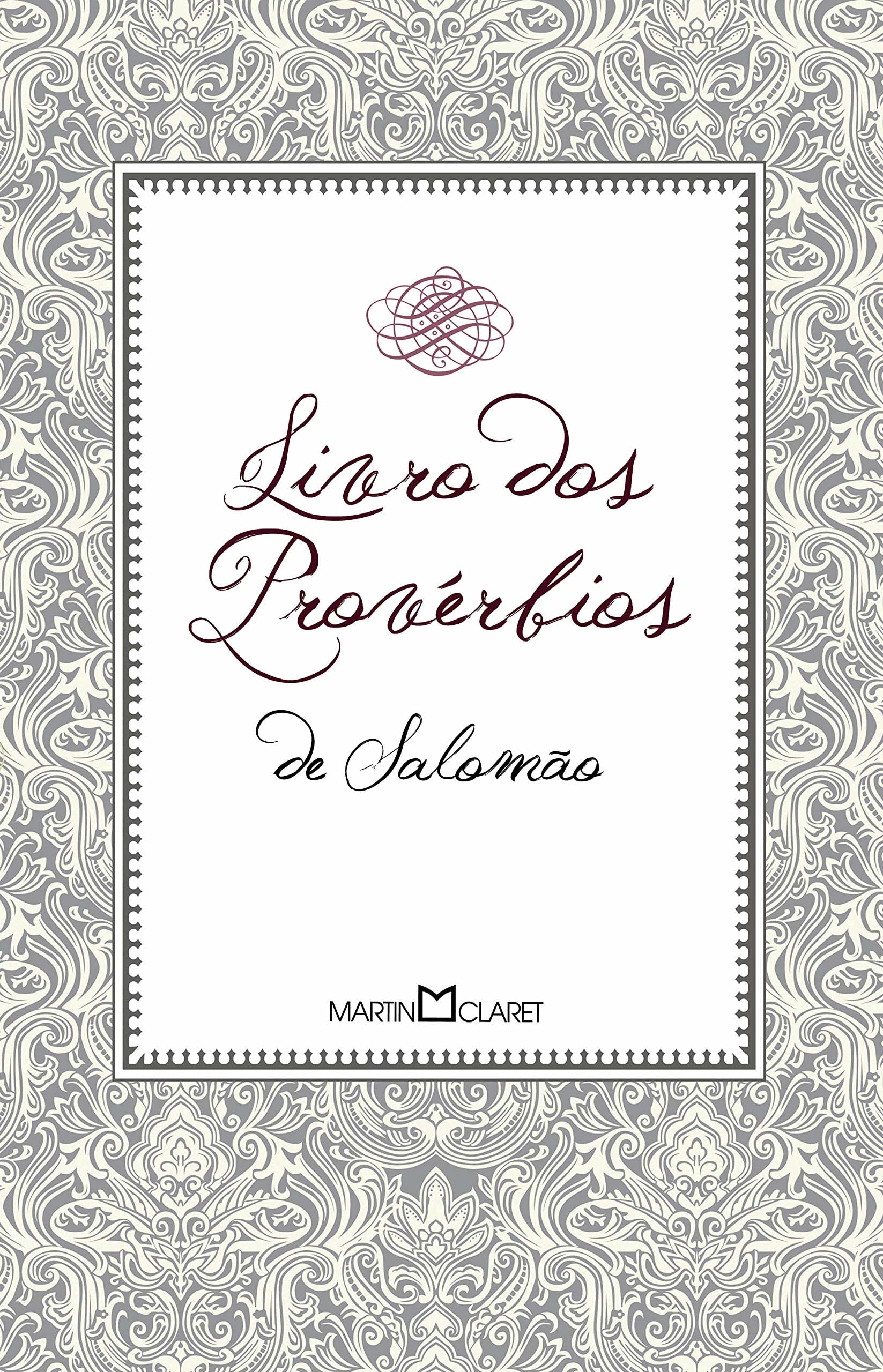 Capa de O Livro dos provérbios de Salomão