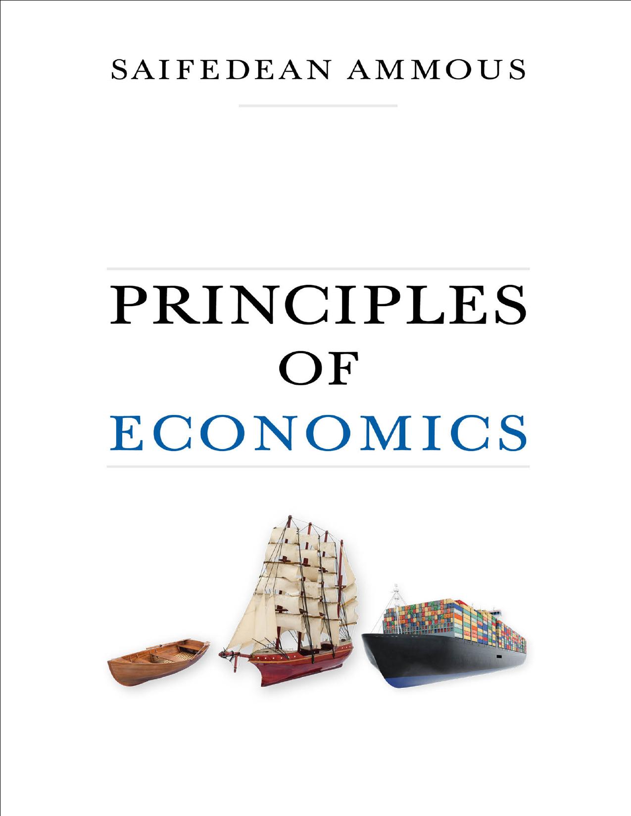 Capa de Principles of Economics